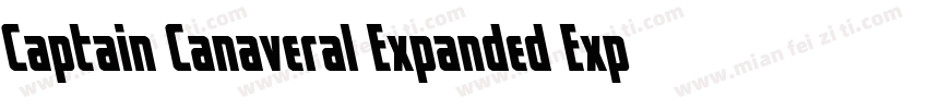 Captain Canaveral Expanded Expanded字体转换